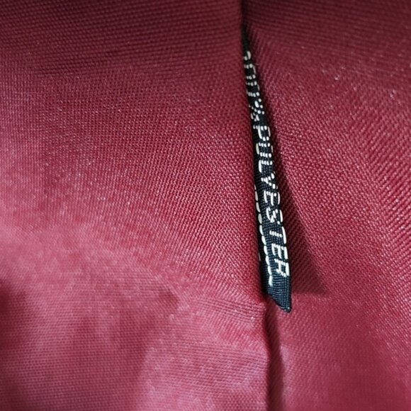 FAUX Suede Wine Colored  Duster Trench Coat XL - Picture 6 of 7